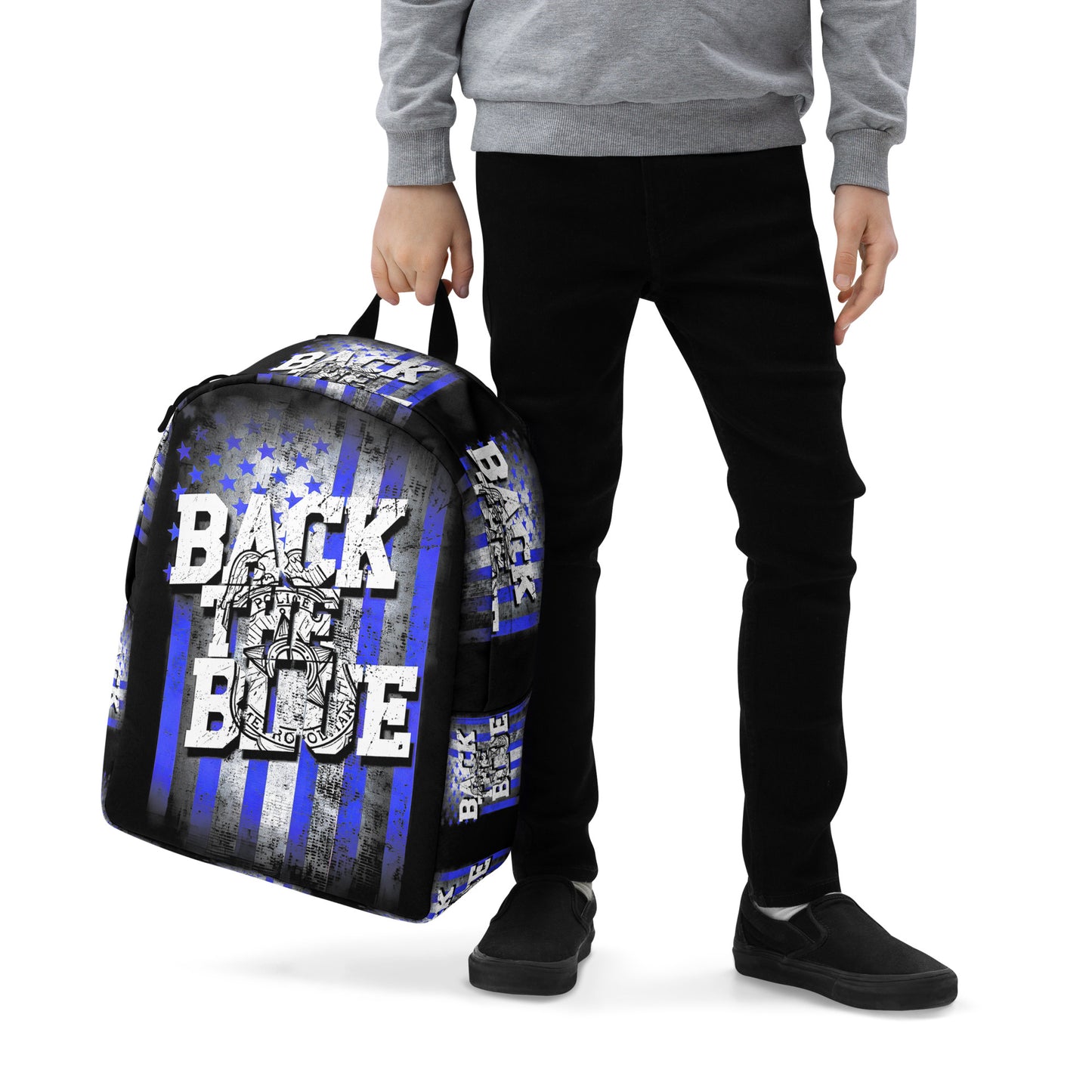 Back The Blue Minimalist Backpack