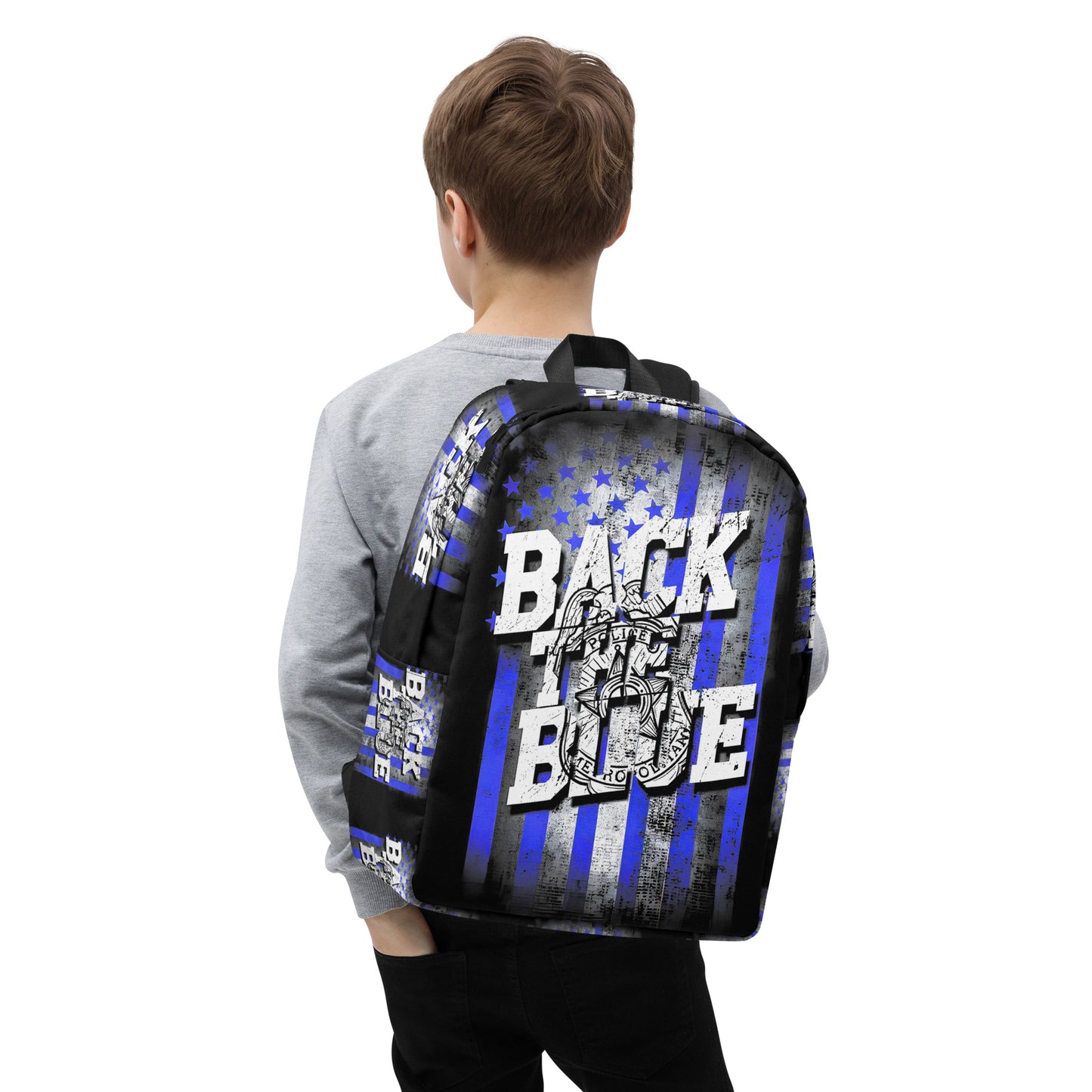 Back The Blue Minimalist Backpack