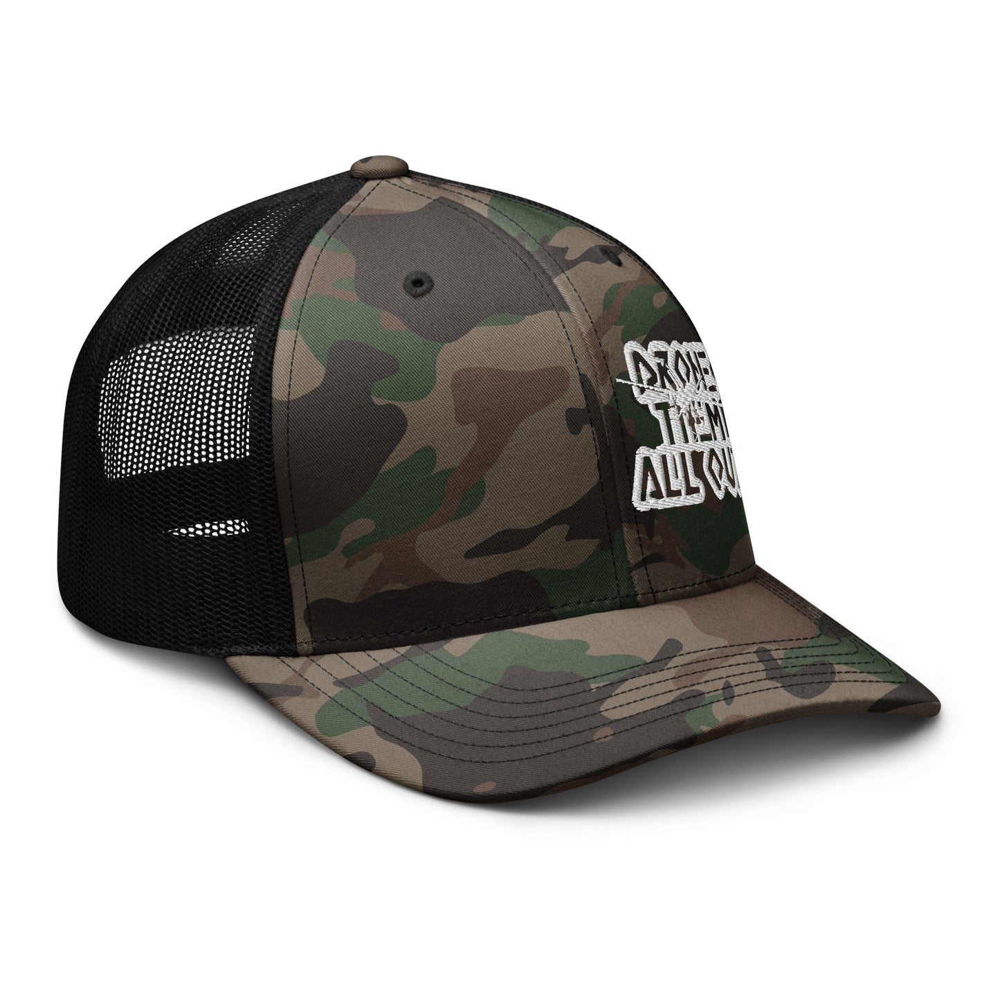 Drone Them Out- Reaper Camouflage trucker hat
