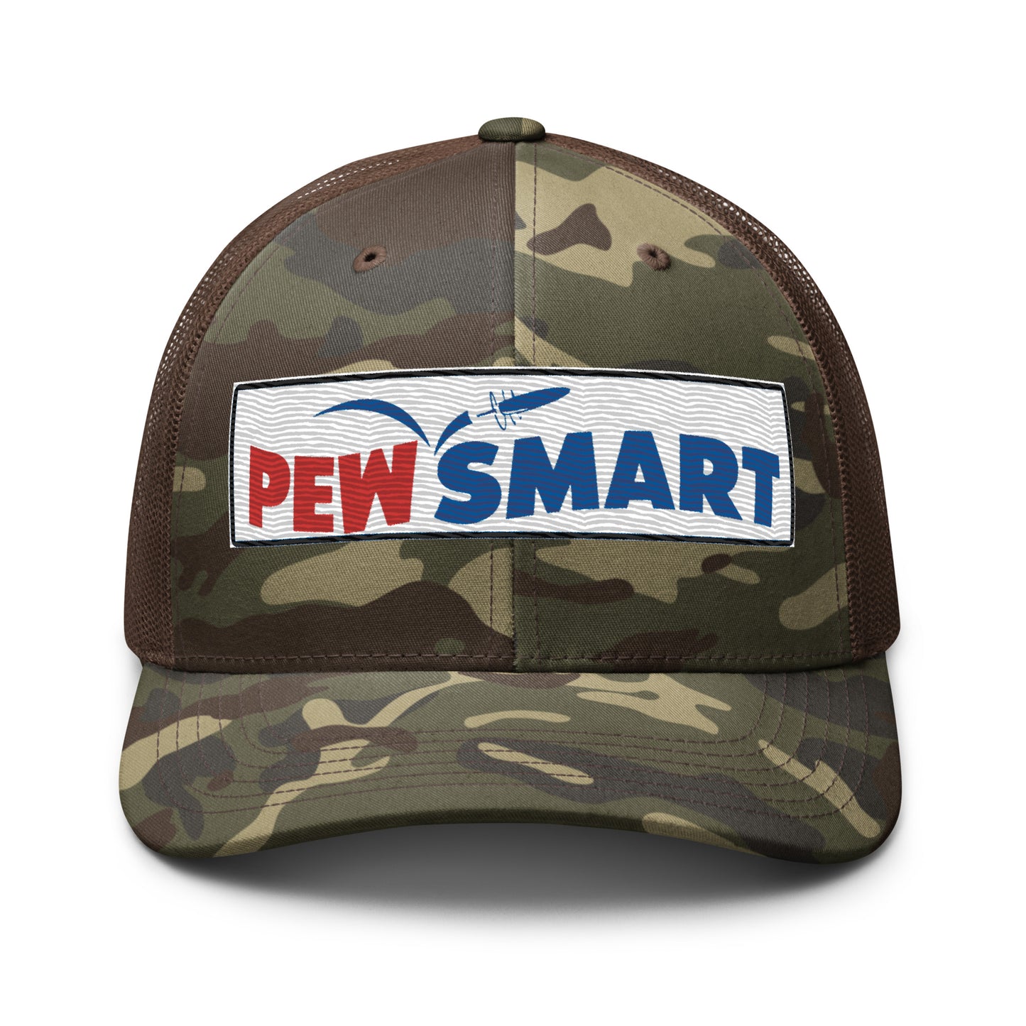 PewSmart Camouflage trucker hat
