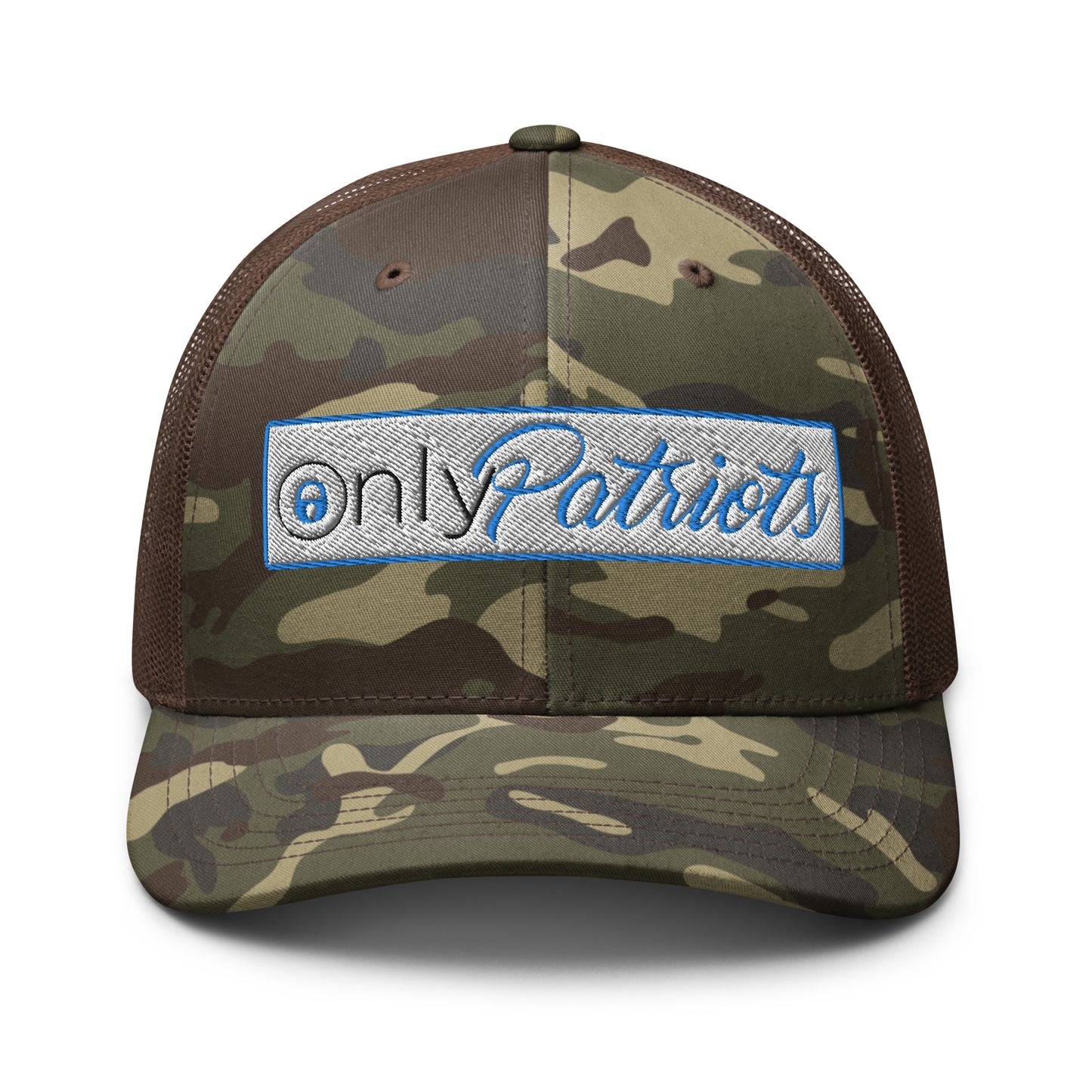 Only Patriots Camouflage trucker hat