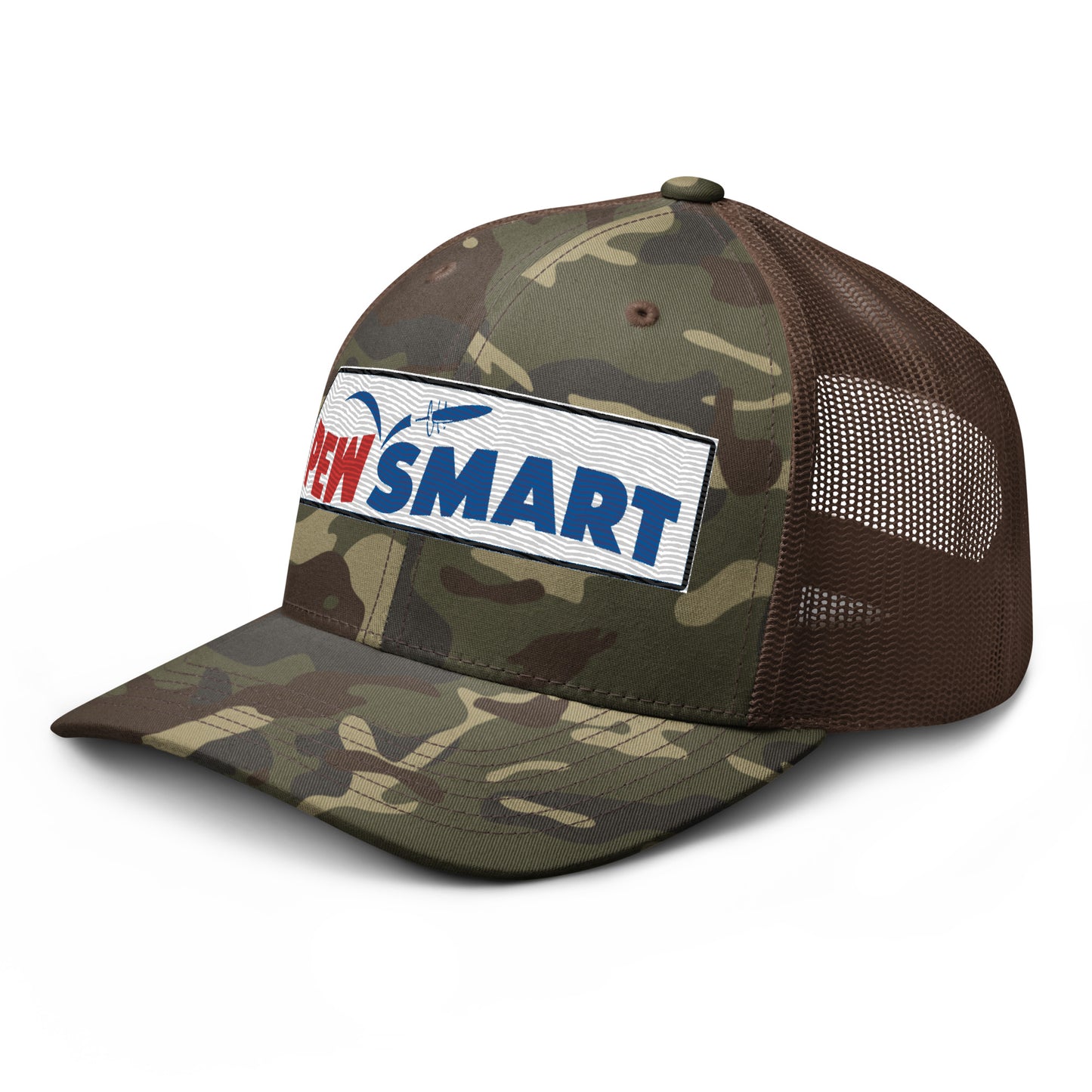 PewSmart Camouflage trucker hat