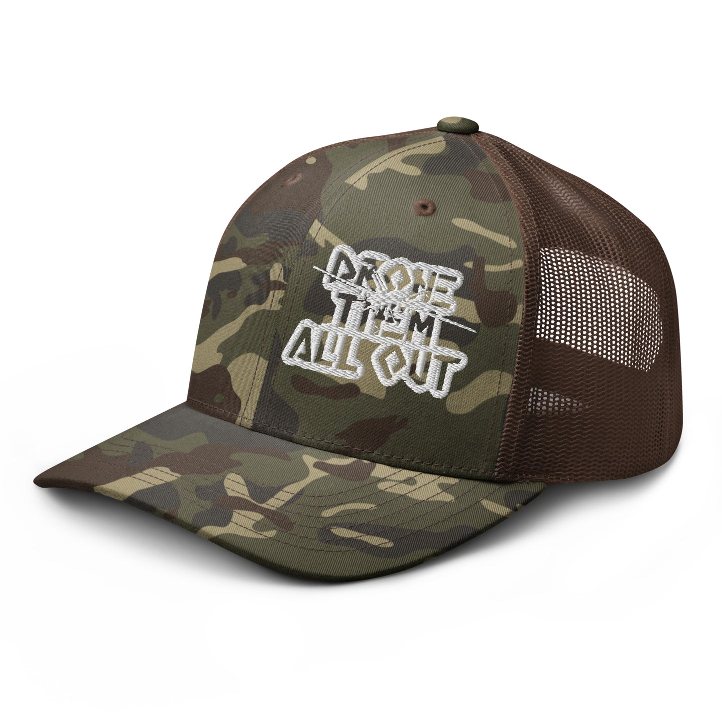 Drone Them Out- Reaper Camouflage trucker hat