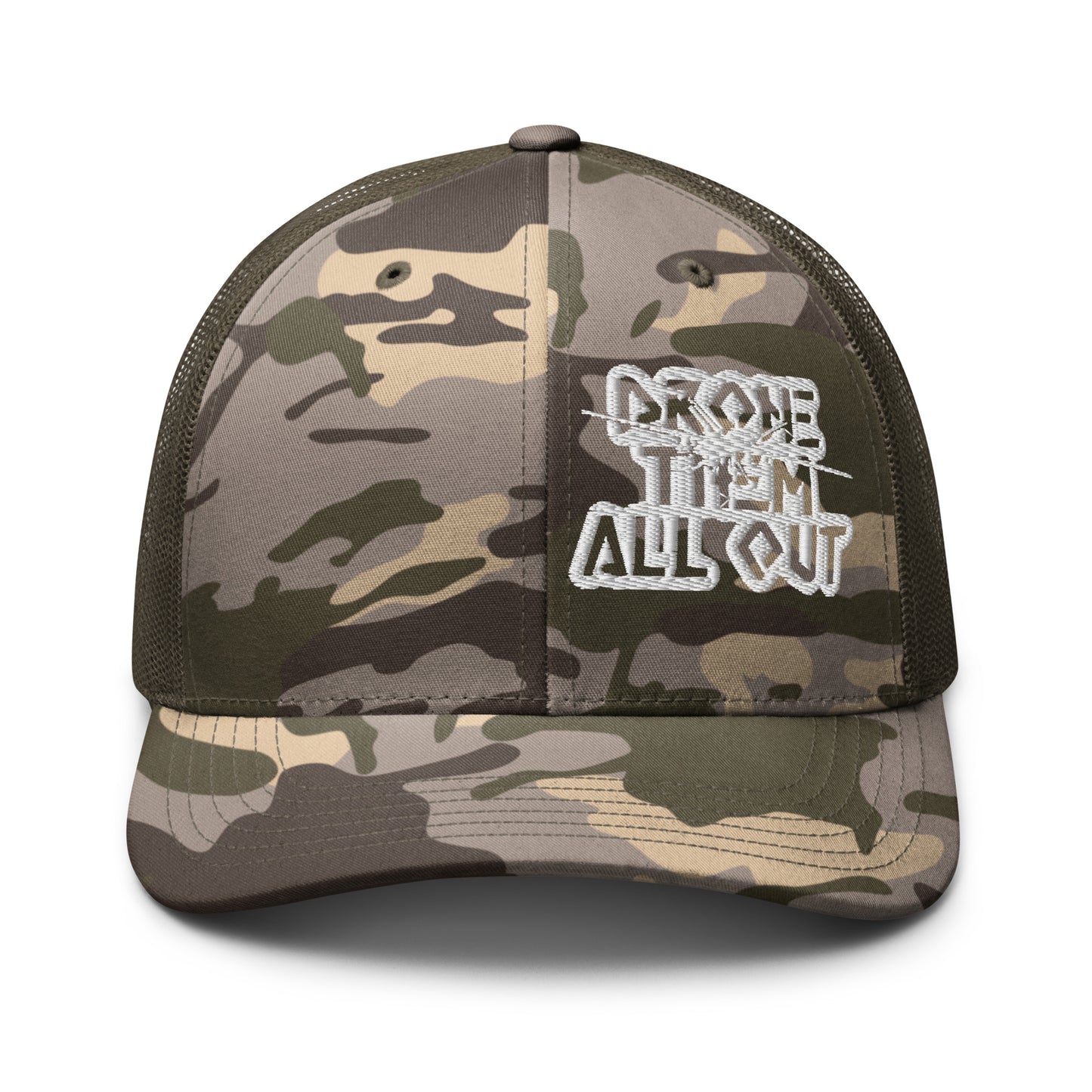 Drone Them Out- Reaper Camouflage trucker hat