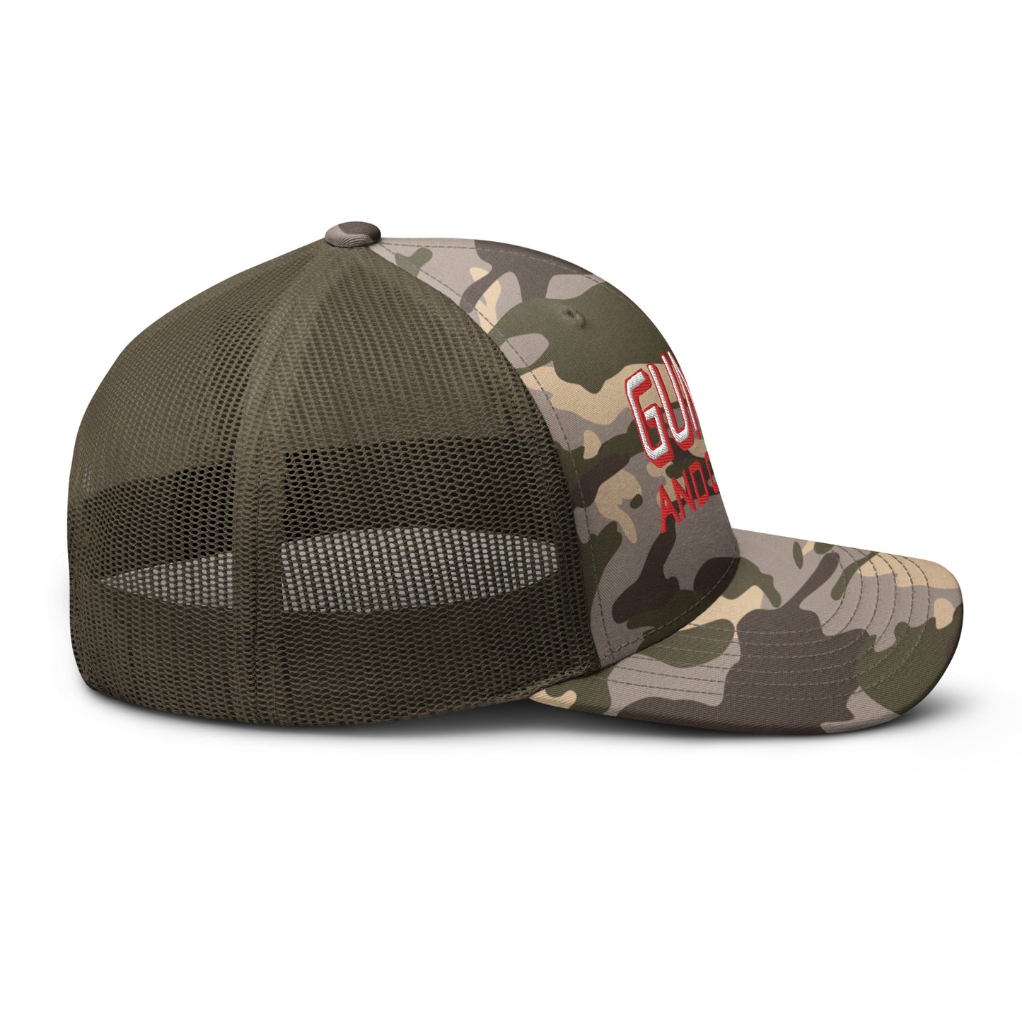 GUNFIX AND CHILL? Camouflage trucker hat