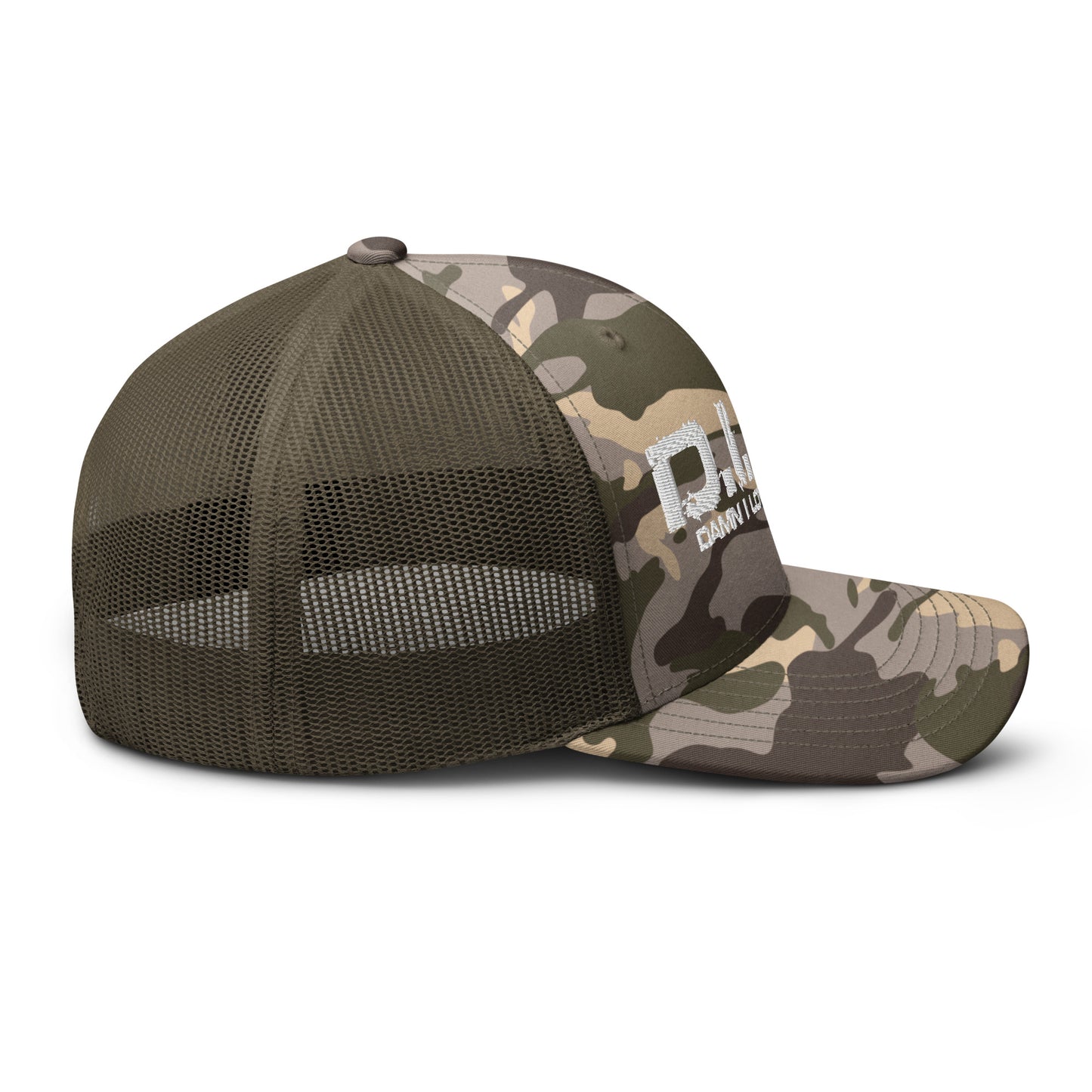 DILF Camouflage trucker hat