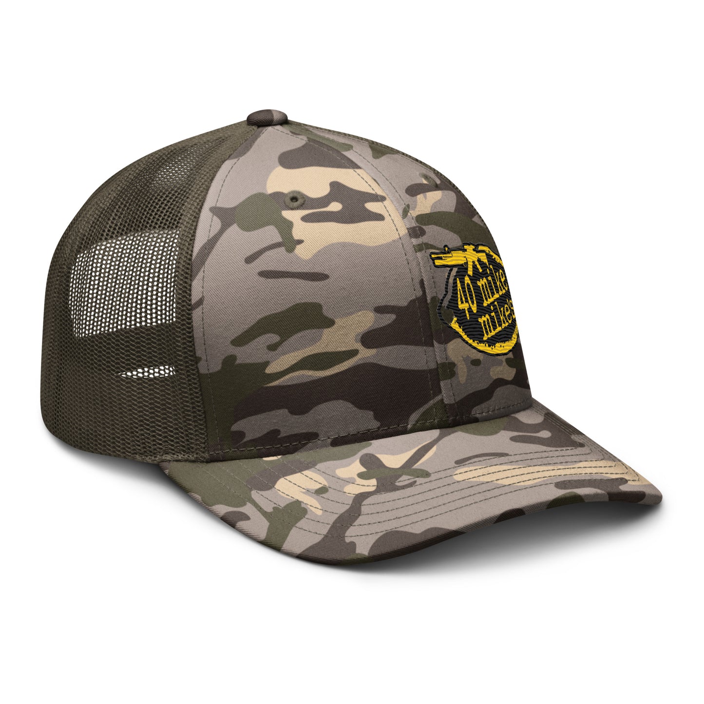 40 Mike Mikes Camouflage trucker hat