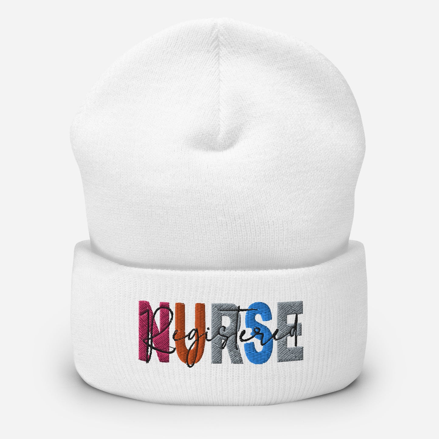 RN- Party Letters Cuffed Beanie