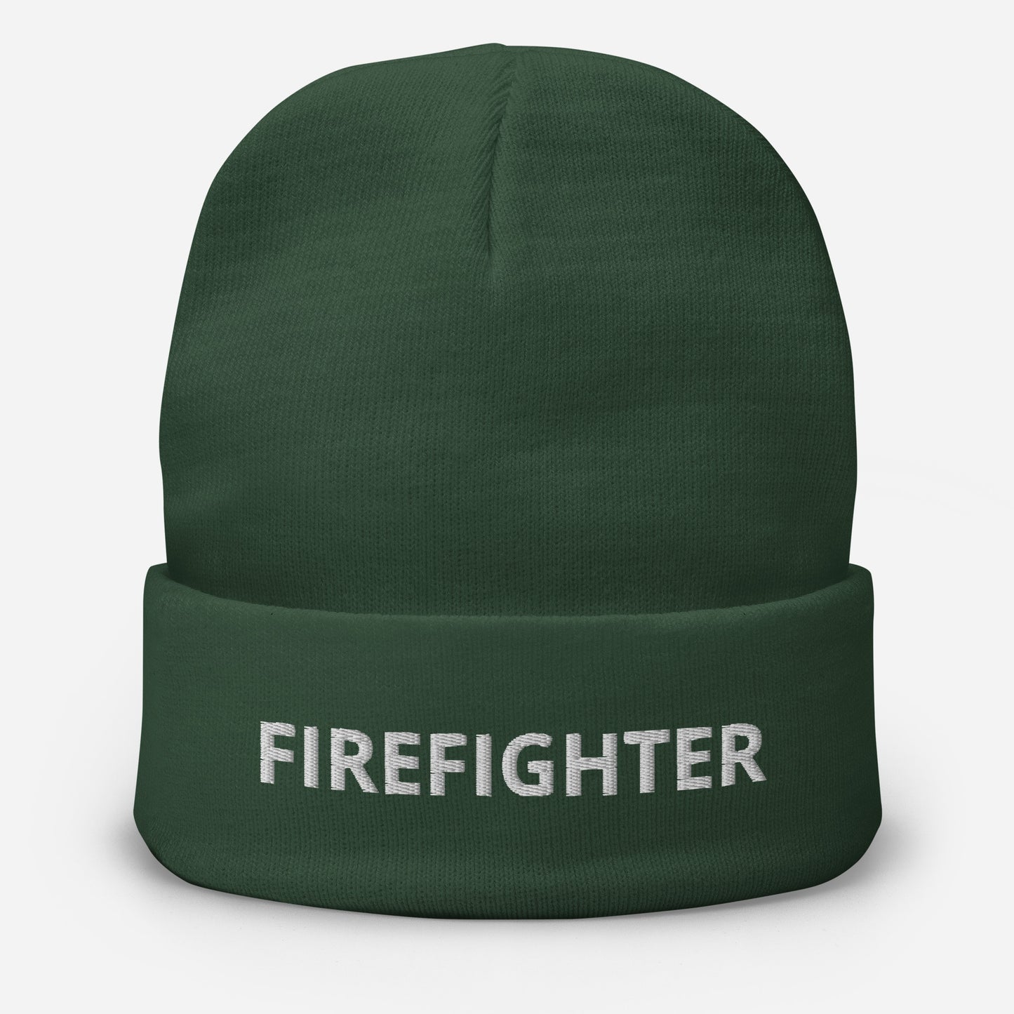 Firefighter Embroidered Beanie