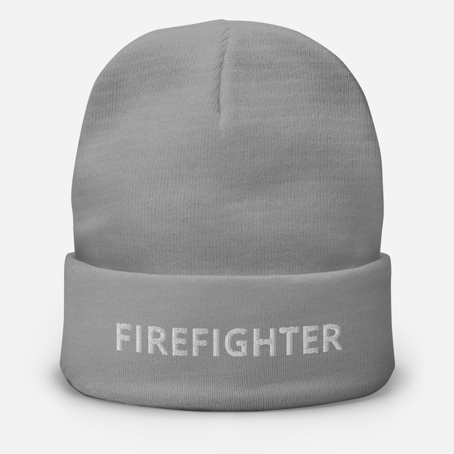Firefighter Embroidered Beanie