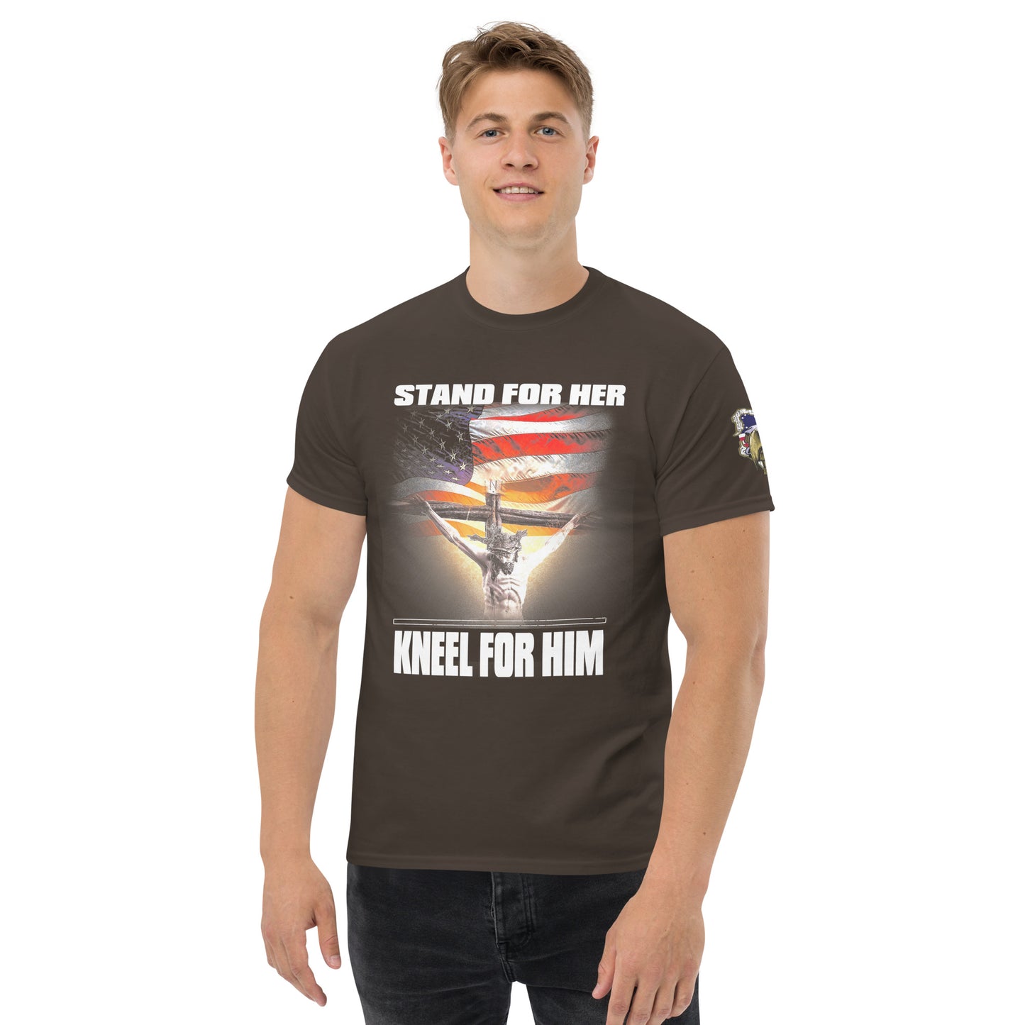 Stand For Her- Kneel For Him