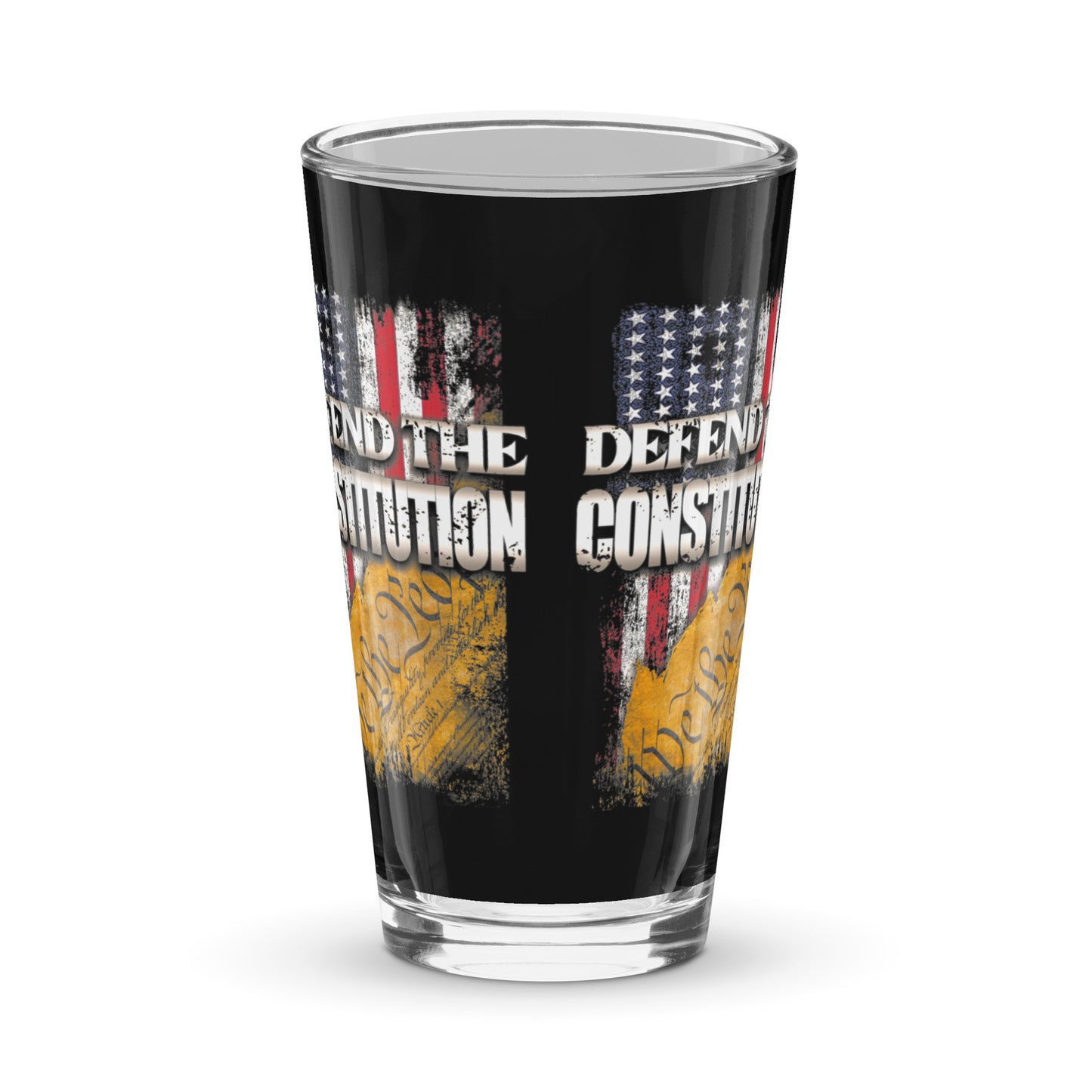 Defend The Constitution Shaker pint glass
