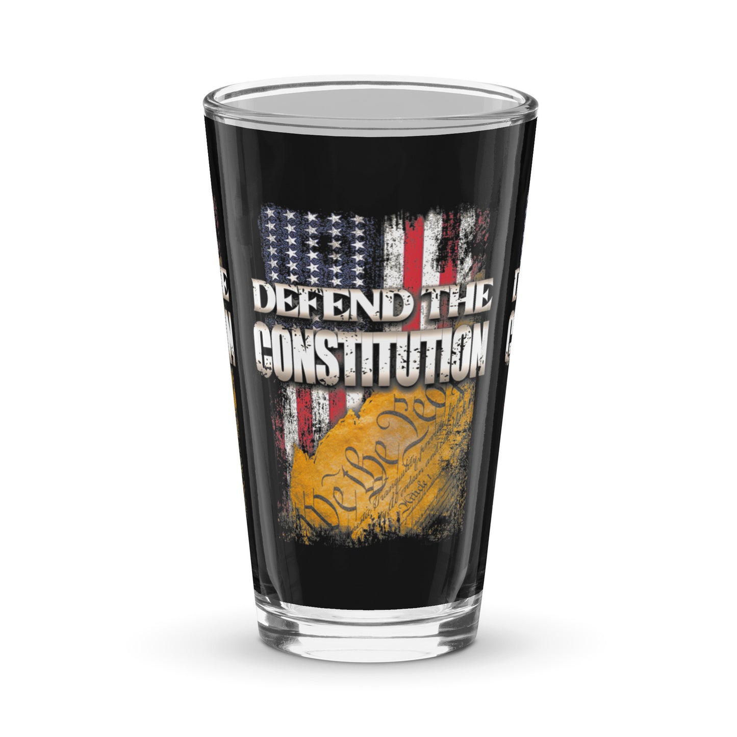 Defend The Constitution Shaker pint glass