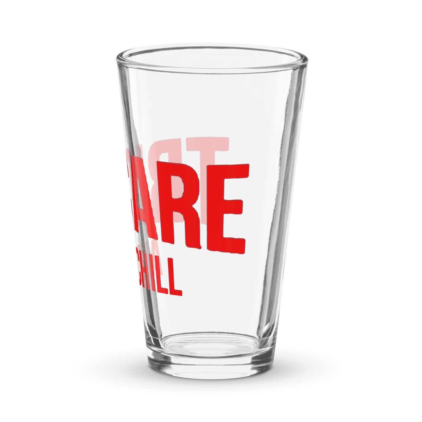 TRICARE & CHILL Shaker pint glass
