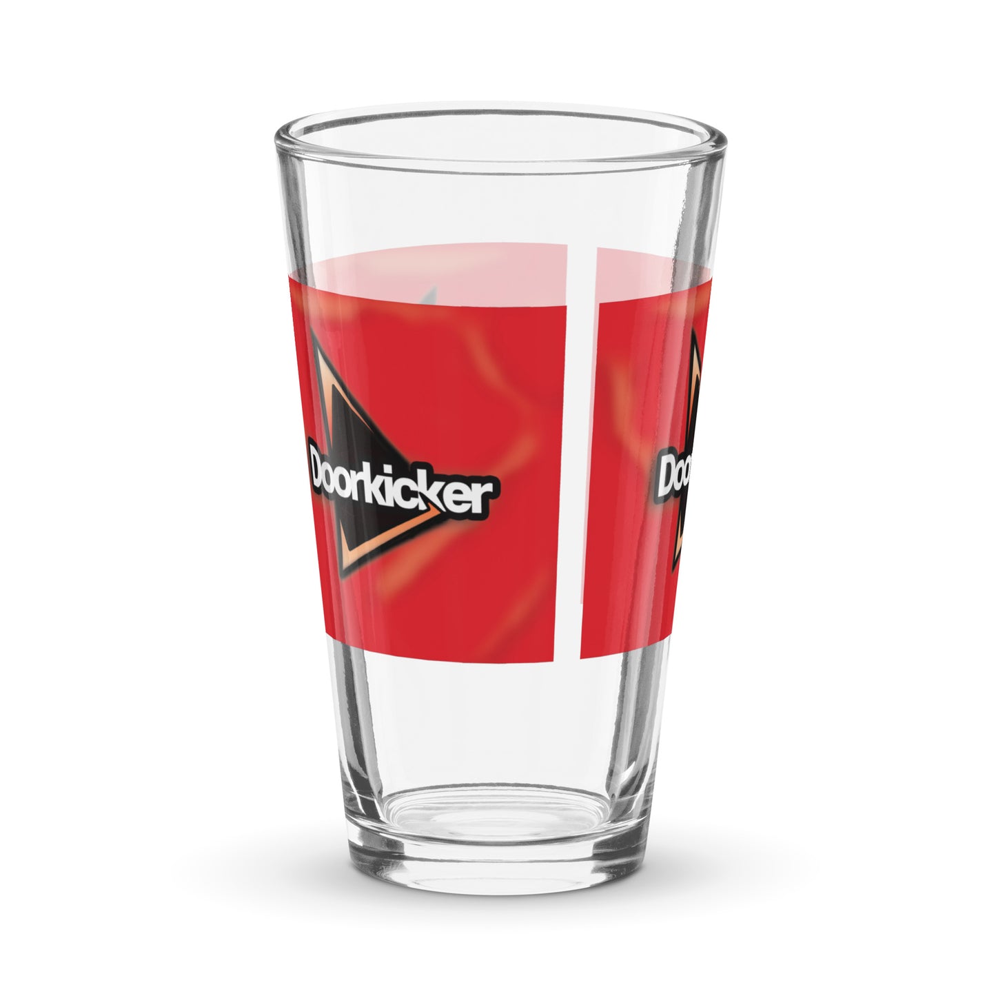 Doorkicker Shaker pint glass