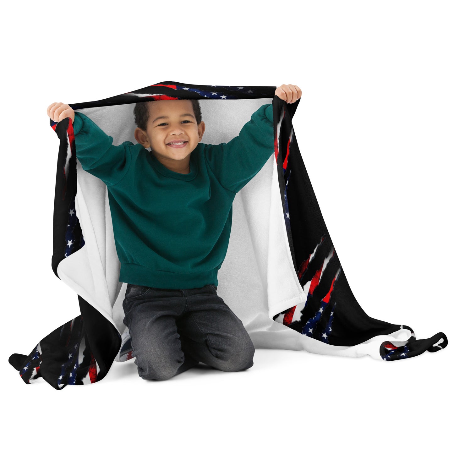 American Tear Throw Blanket