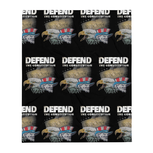 Defend The Constitution Throw Blanket