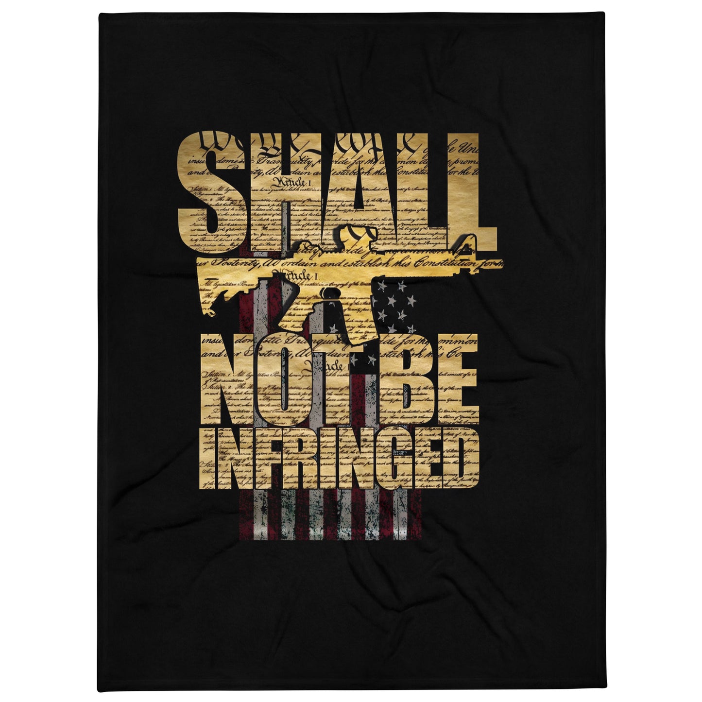 Shall Not Be Infringed Throw Blanket