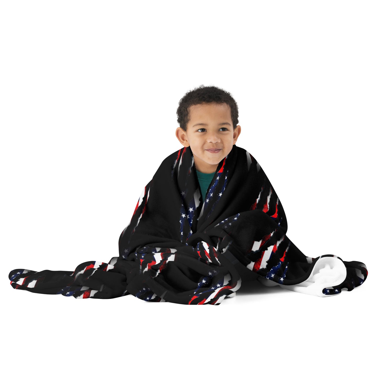 American Tear Throw Blanket