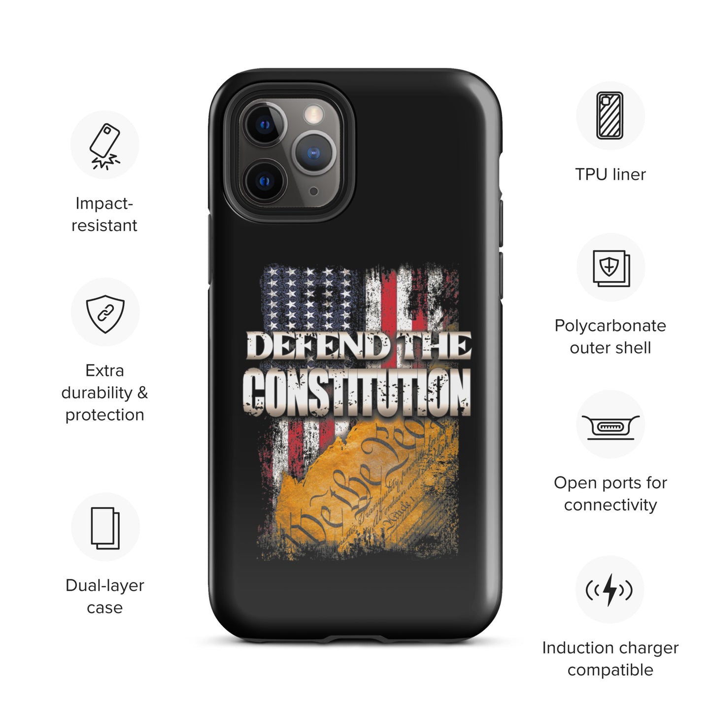 Defend The Constitution Tough Case for iPhone®
