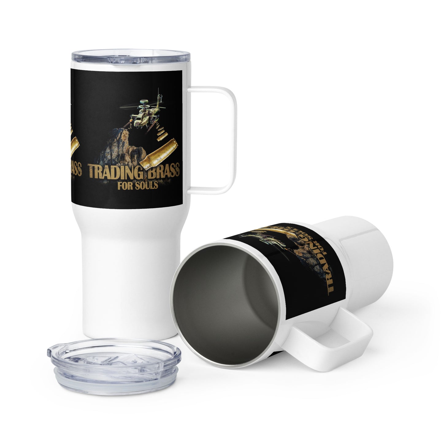 Trading Brass For Souls Travel mug with a handle