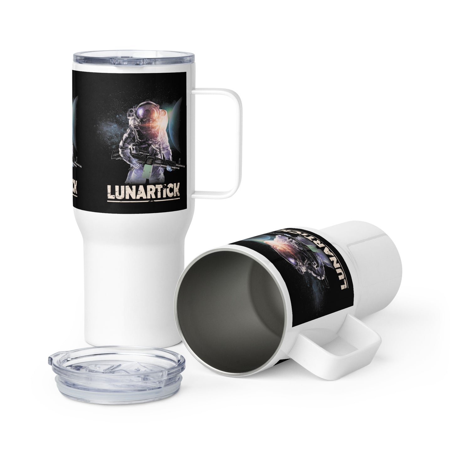 Lunartick Travel mug with a handle