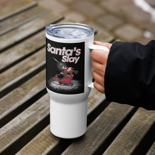 Santa’s Slay Travel mug with a handle