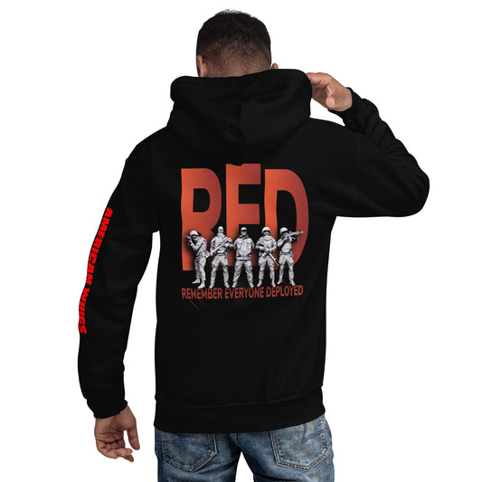 RED-Steel Troops Unisex Hoodie