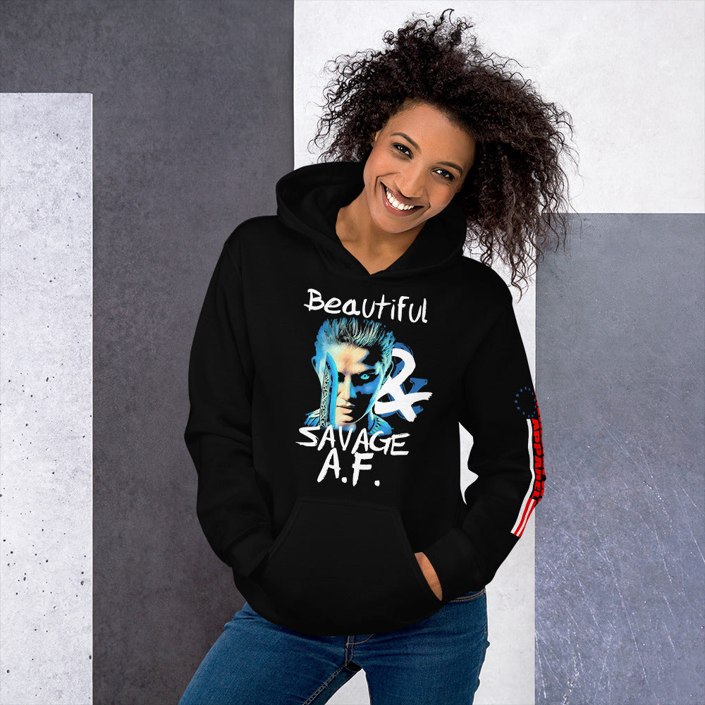 Beautiful & Savage A F Women’s Hoodie