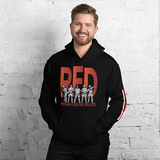 RED-Steel Troops Unisex Hoodie