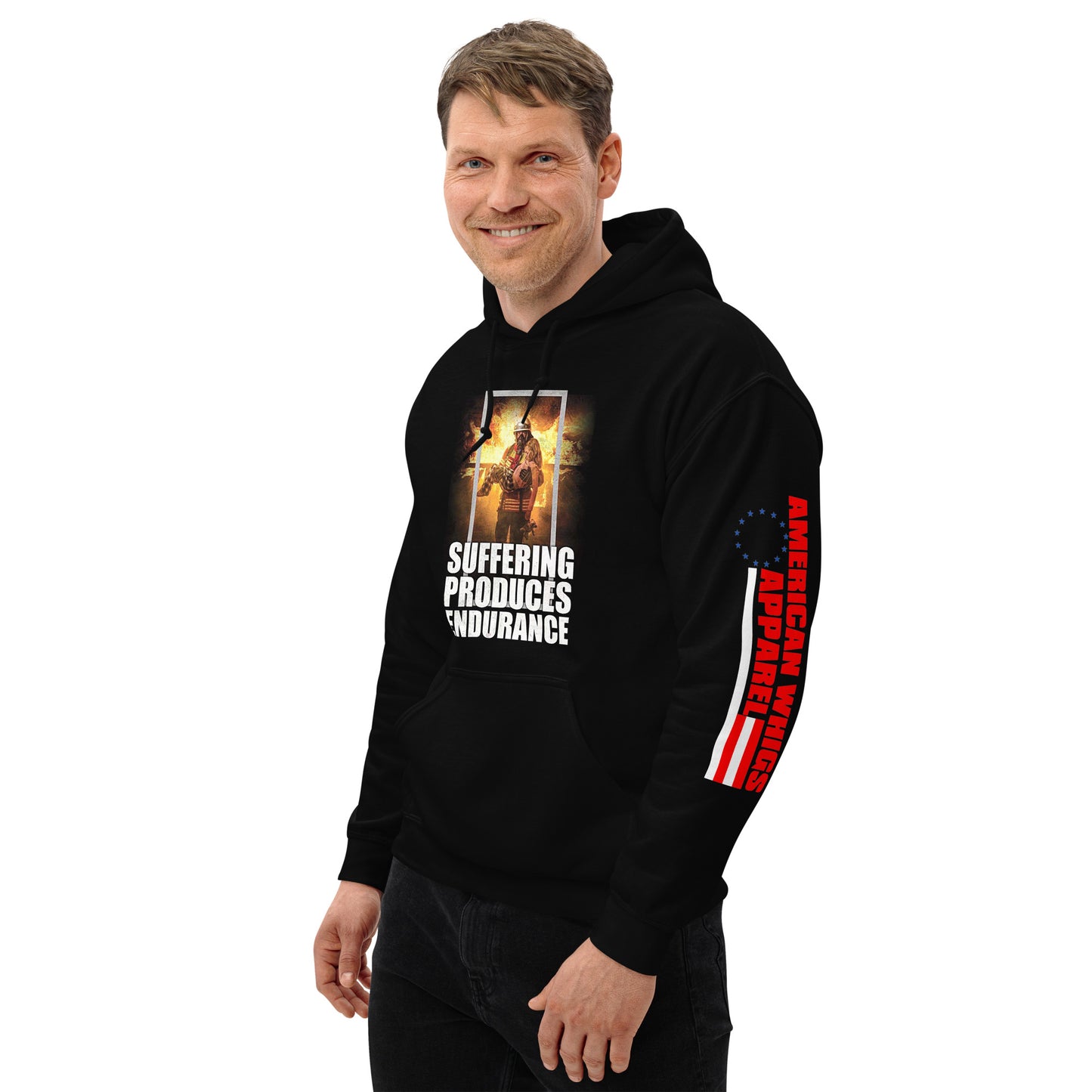 Firefighter- Suffering Produces Endurance Unisex Hoodie