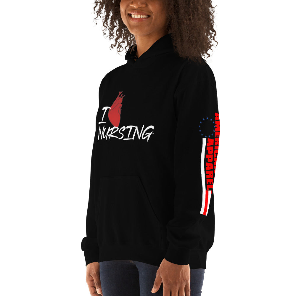 I Love Nursing Unisex Hoodie