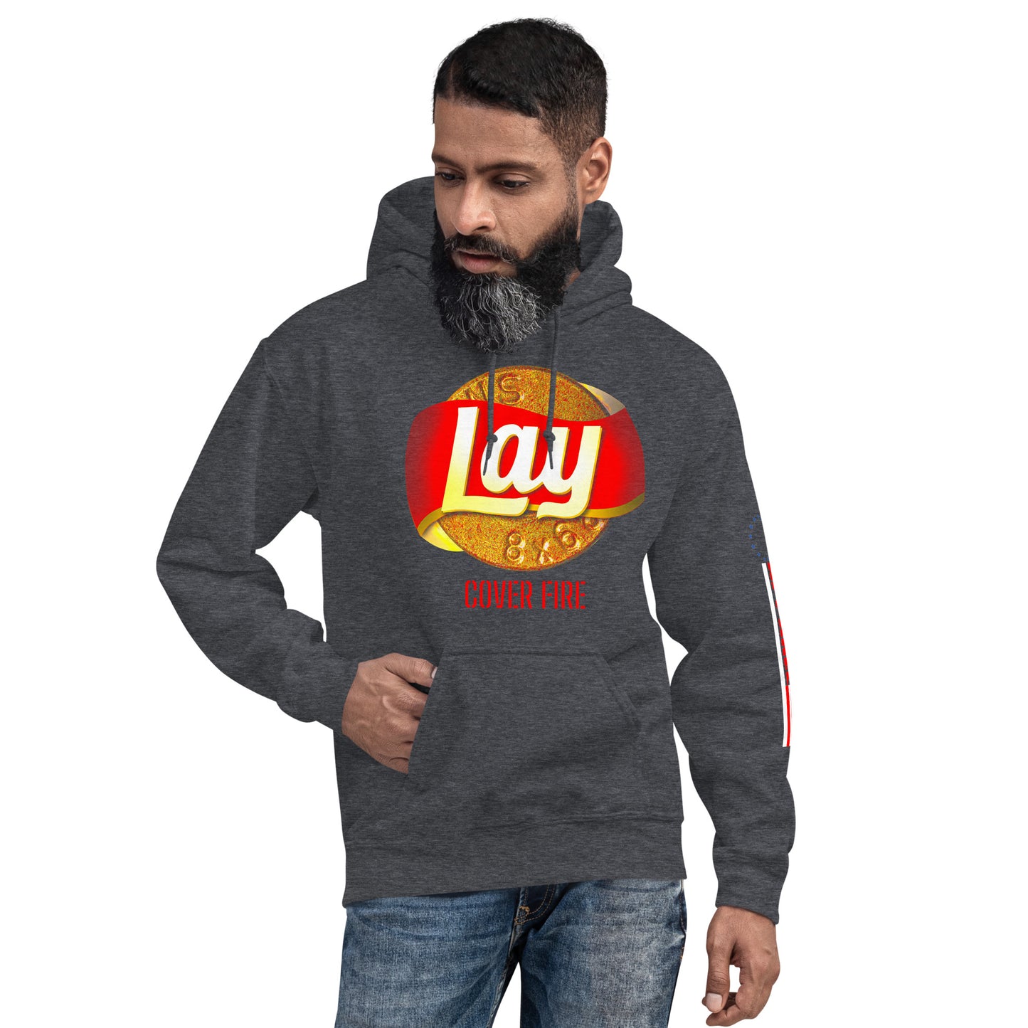 Lay Cover-Fire Unisex Hoodie