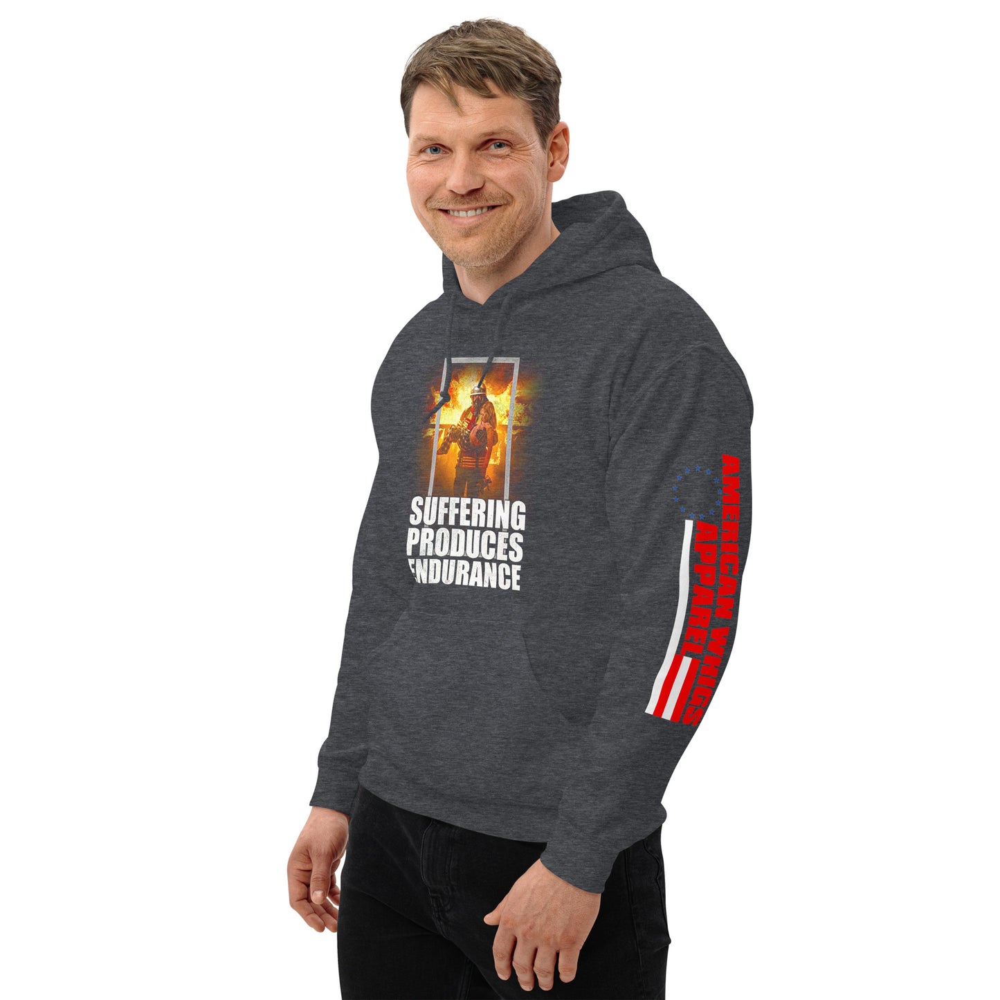 Firefighter- Suffering Produces Endurance Unisex Hoodie