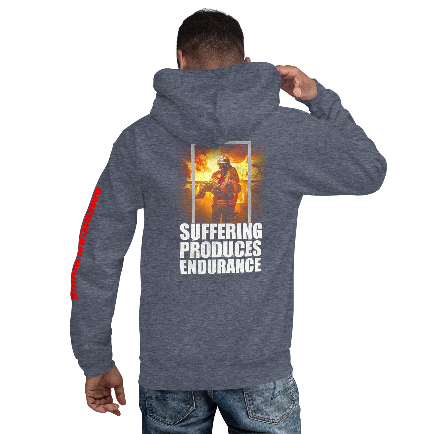 Firefighter- Suffering Produces Endurance Unisex Hoodie