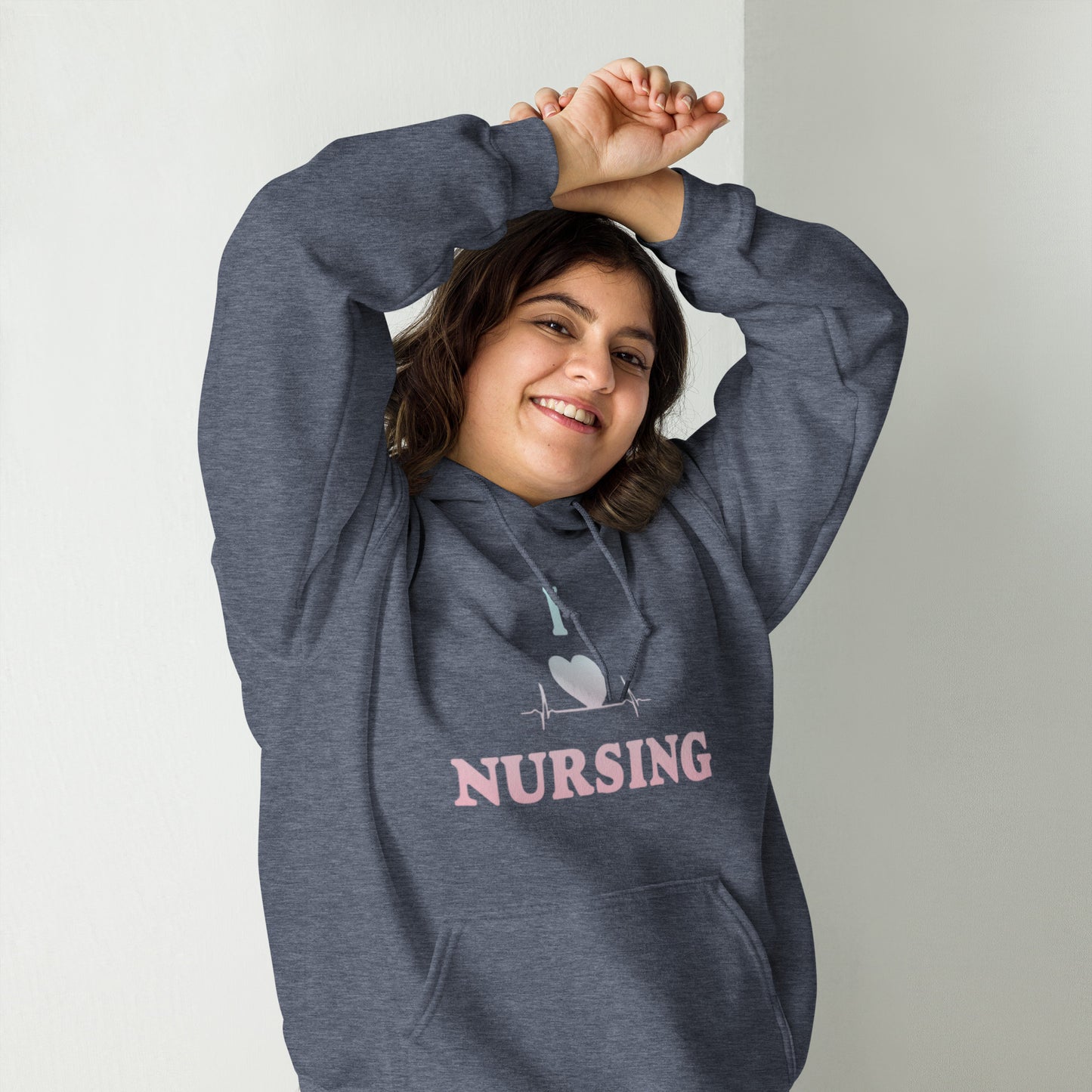 I Love Nursing Unisex Hoodie