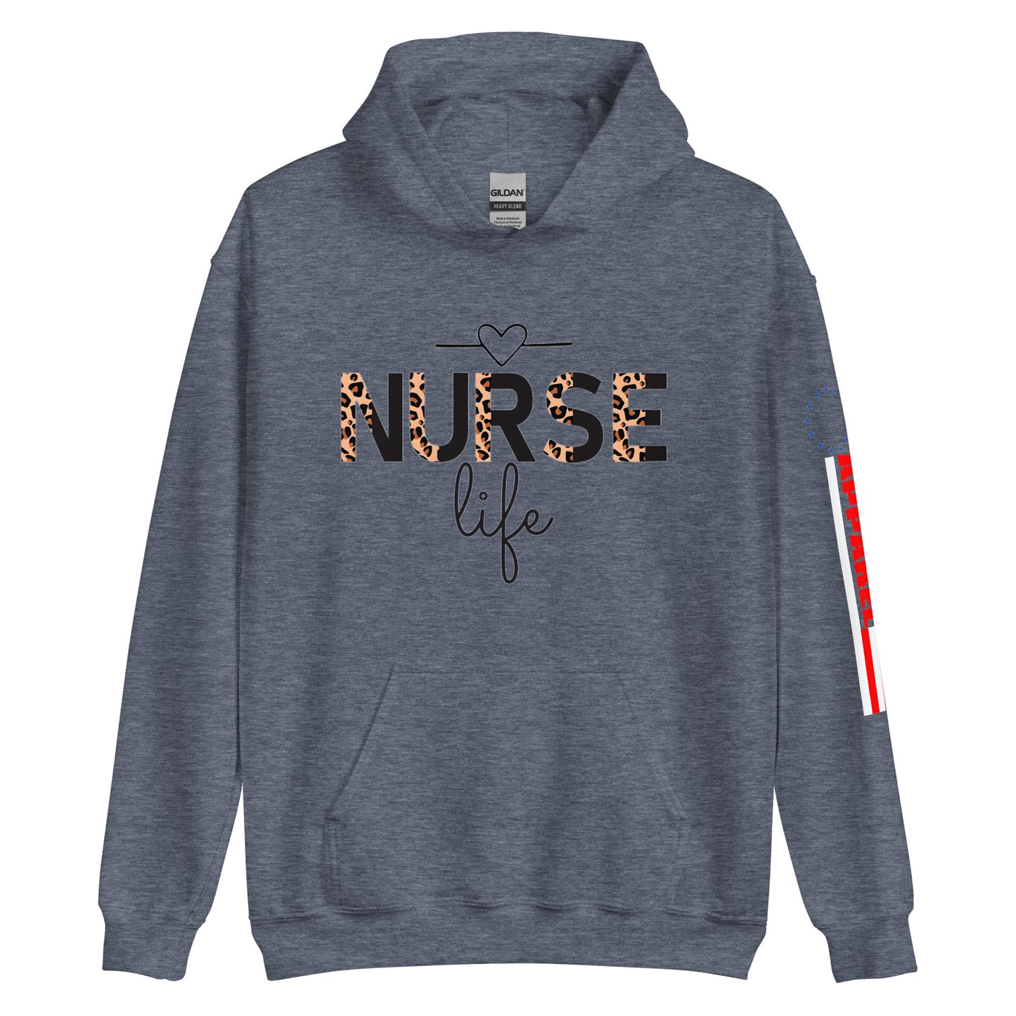 Nurse Life- Animal Print Unisex Hoodie