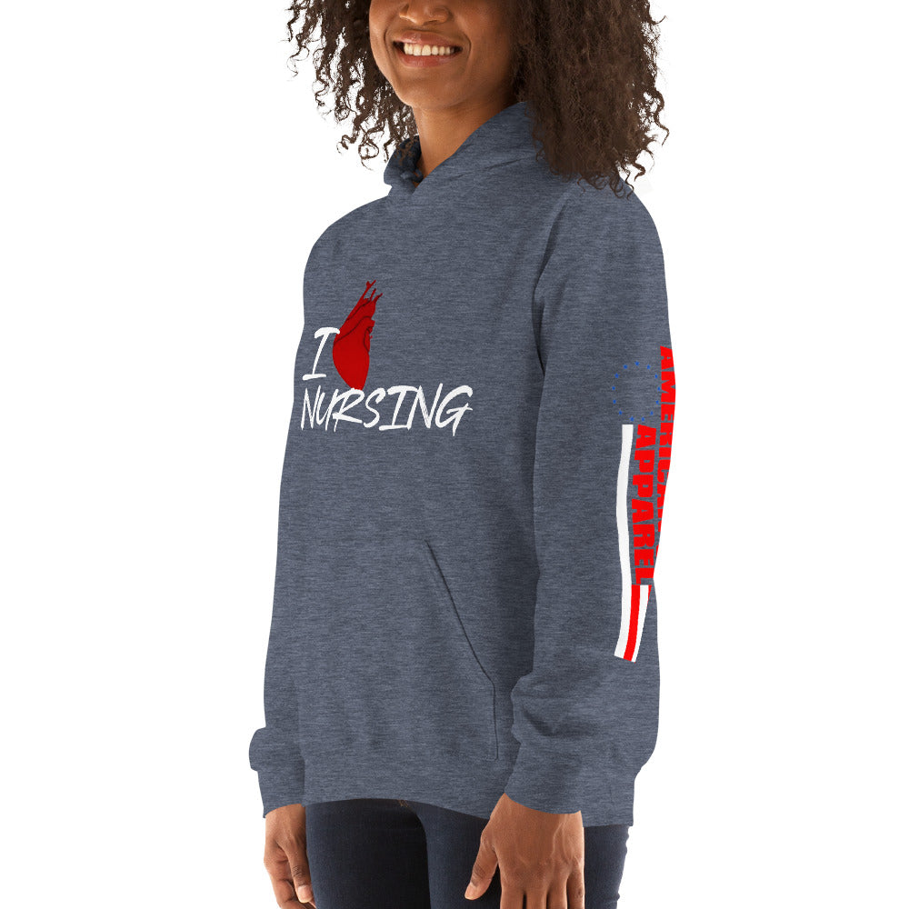 I Love Nursing Unisex Hoodie