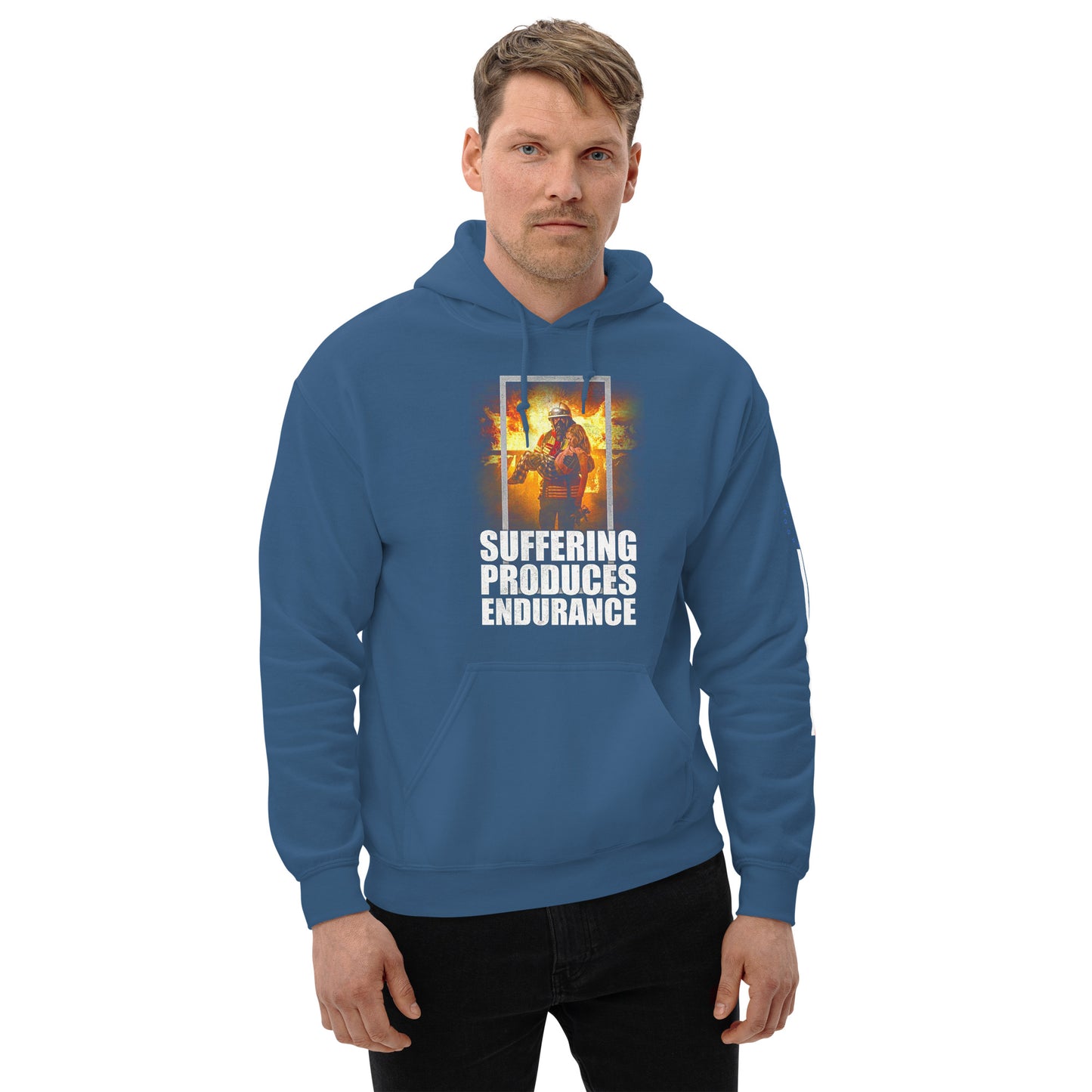Firefighter- Suffering Produces Endurance Unisex Hoodie