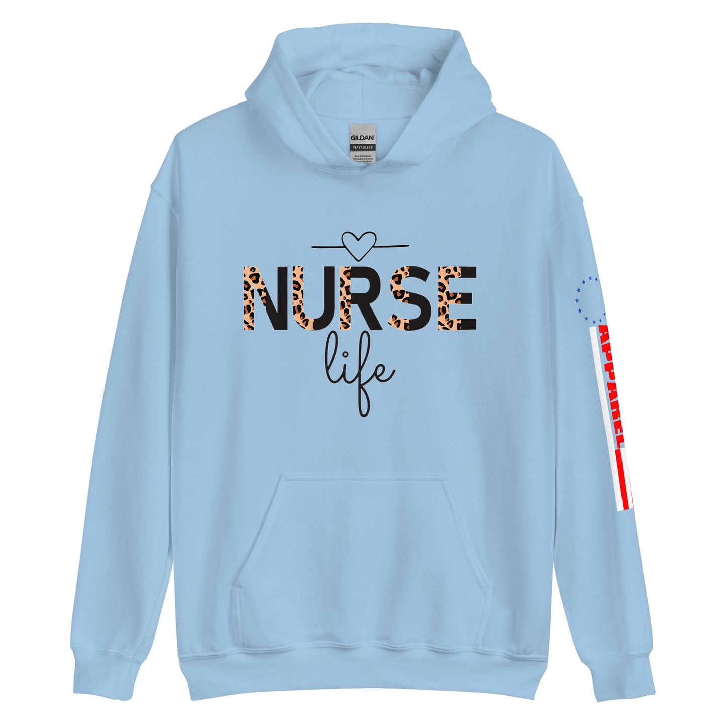 Nurse Life- Animal Print Unisex Hoodie