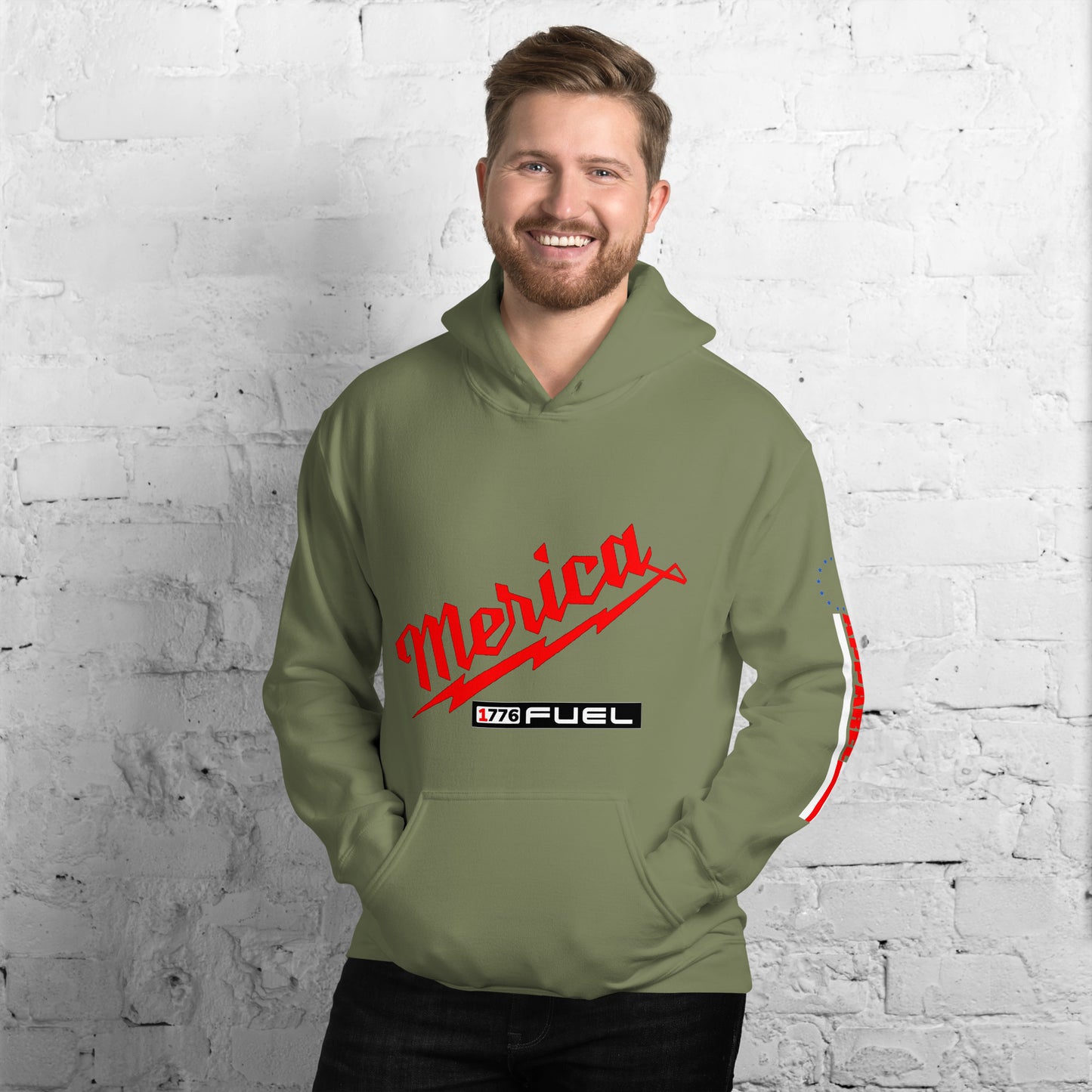 ‘Merica Fuel- Milwaukee Tools Parody Unisex Hoodie