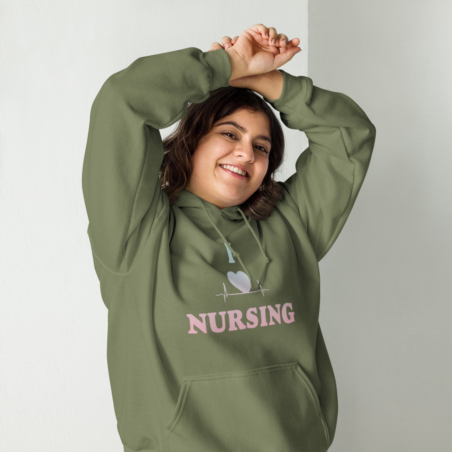 I Love Nursing Unisex Hoodie