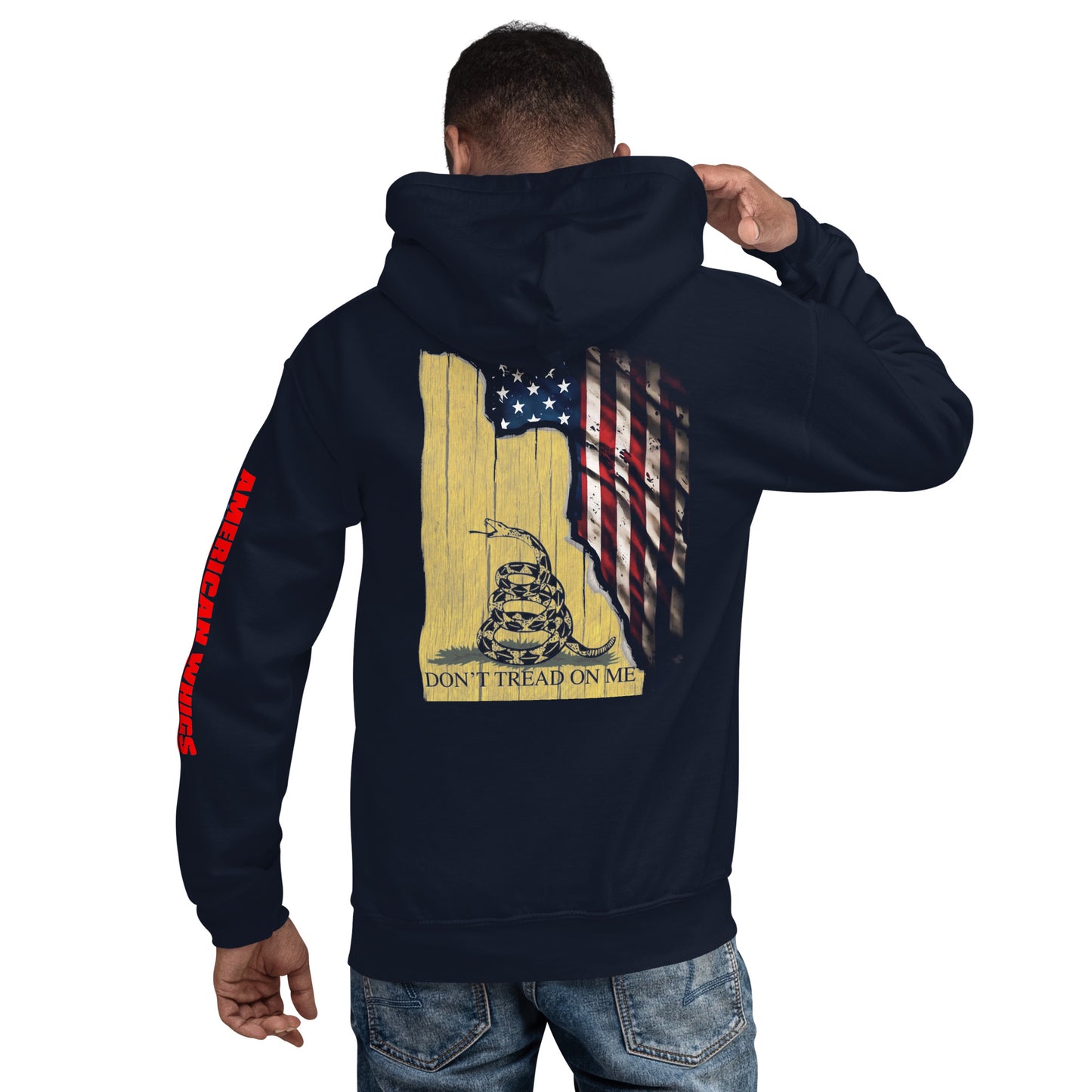 No Tread/ Old Glory Unisex Hoodie