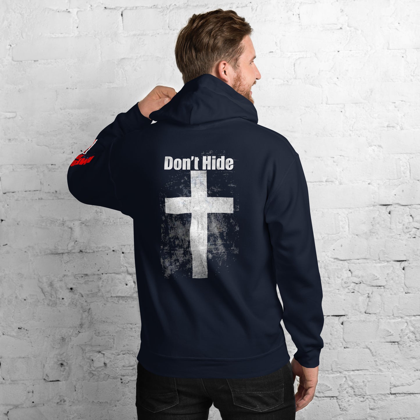 don’t hide- Christ Unisex Hoodie