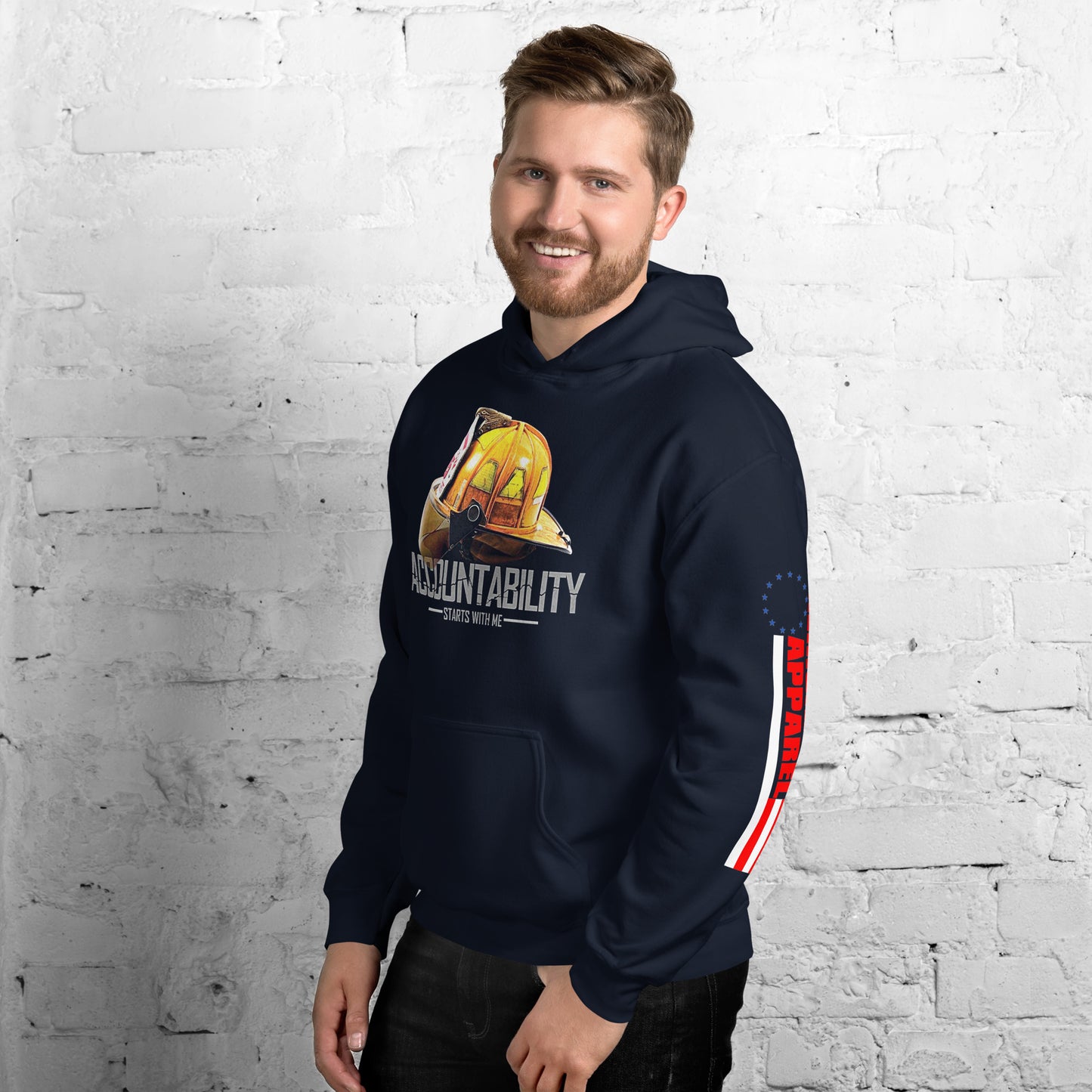 Firefighter- Accountability Starts With Me Unisex Hoodie