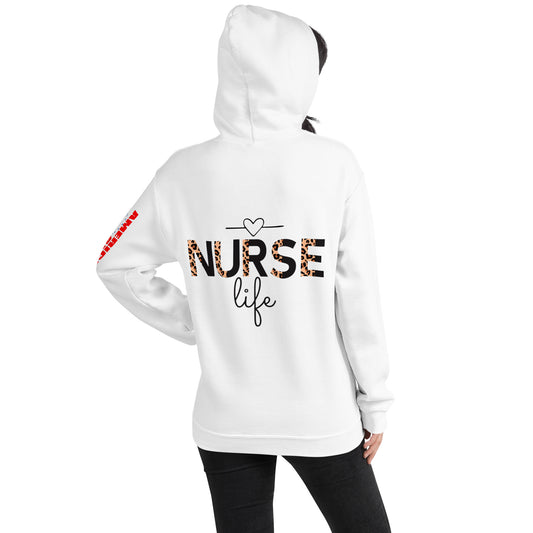 Nurse Life- Animal Print Unisex Hoodie