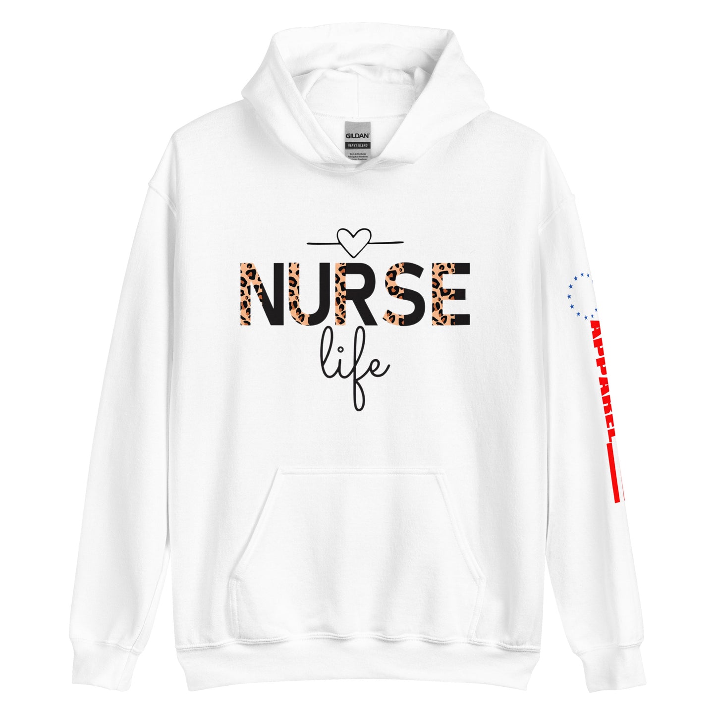 Nurse Life- Animal Print Unisex Hoodie