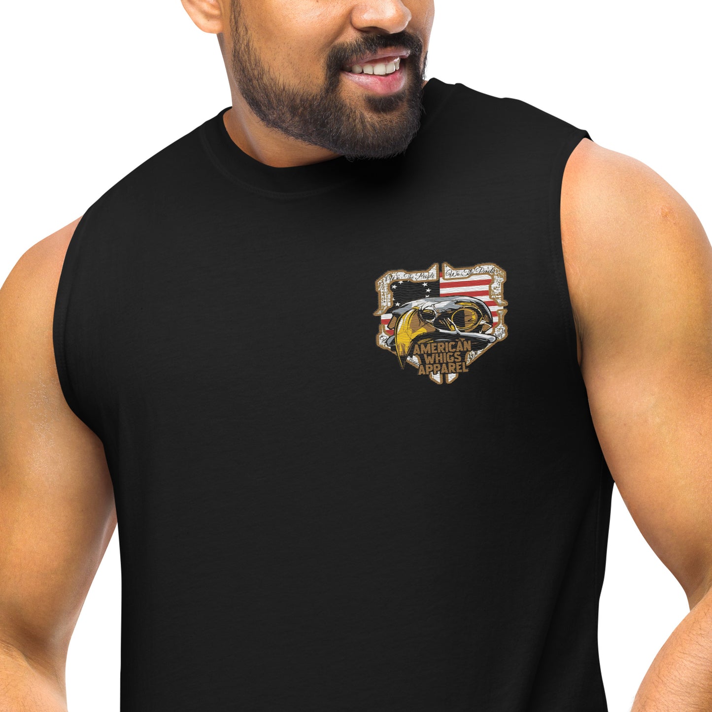 American Whigs Apparel Logo Muscle Shirt