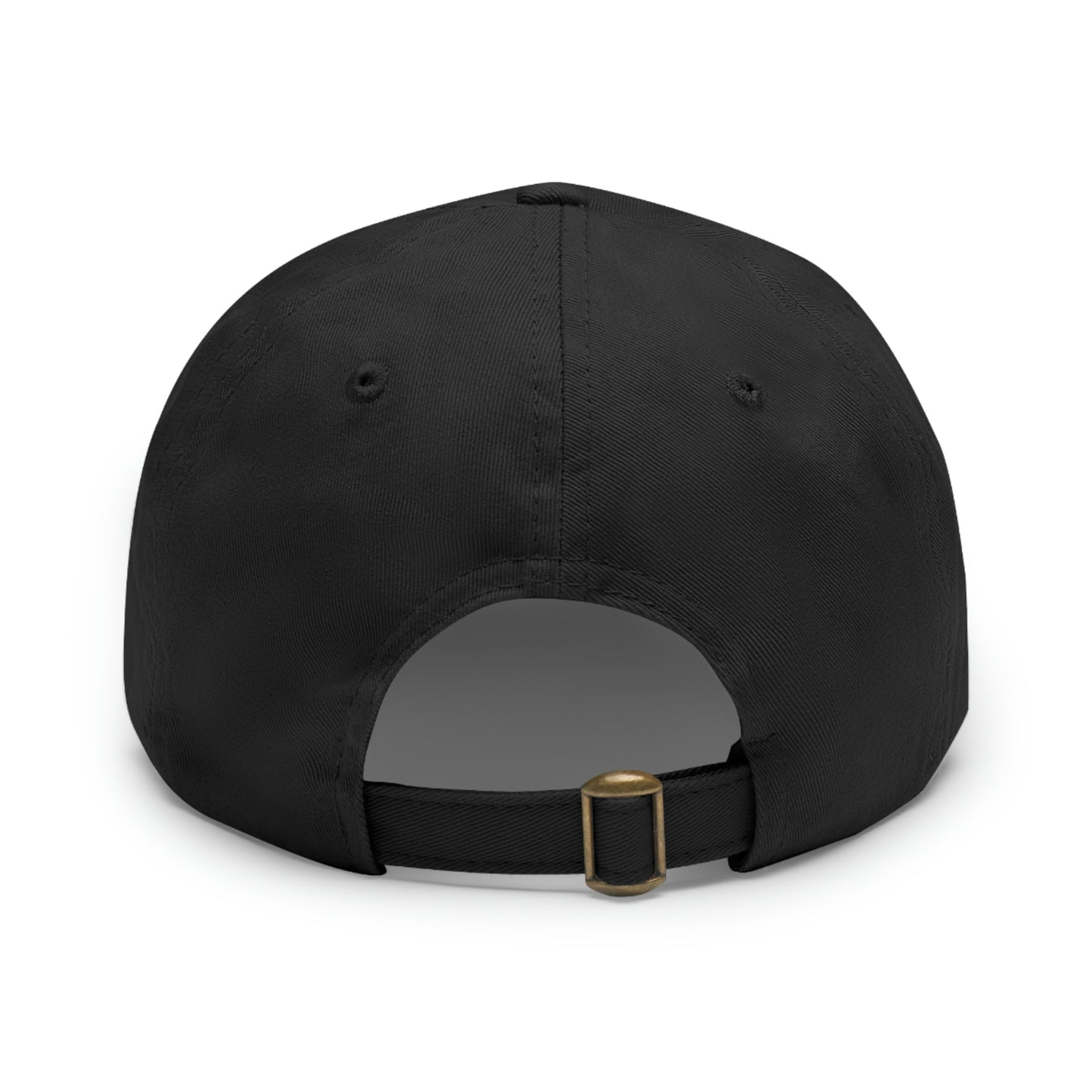 Mounted Pew Dad Hat with Leather Patch