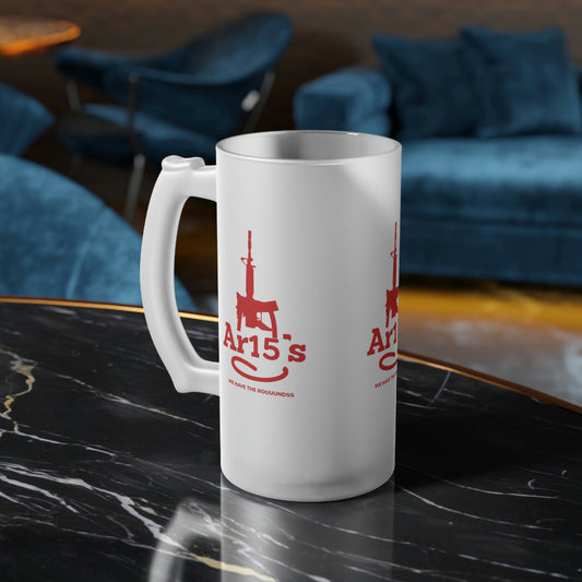 AR15’s Frosted Glass Beer Mug